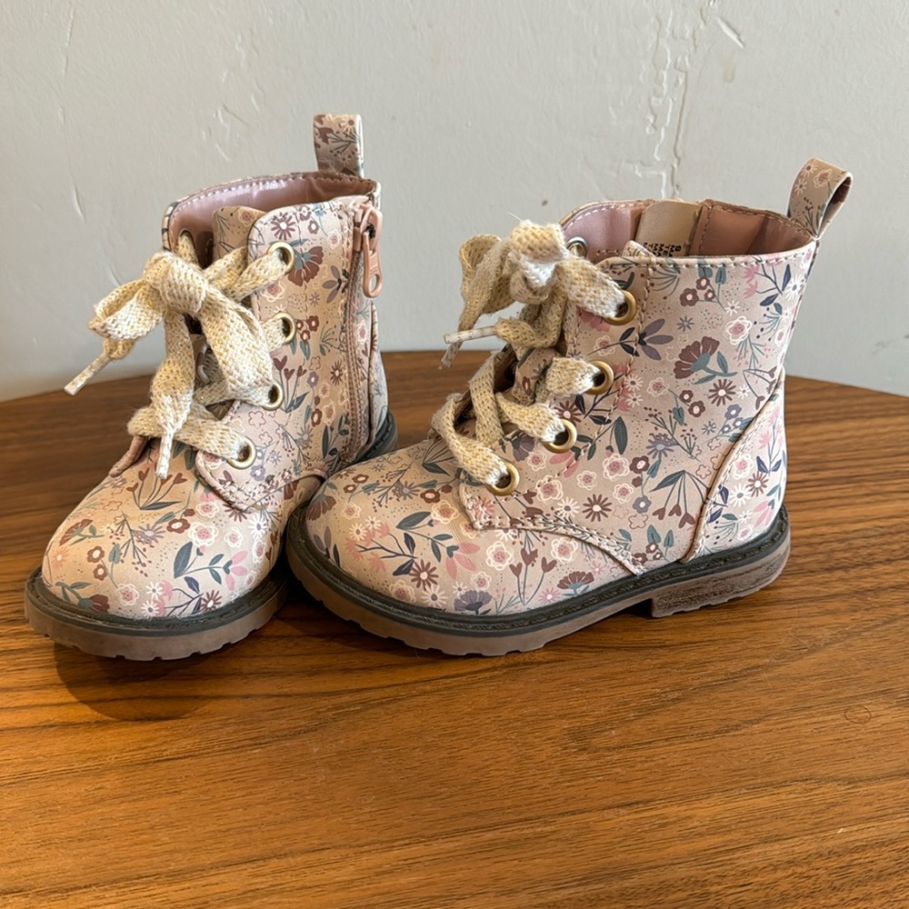 Cat & Jack Flower Boots
